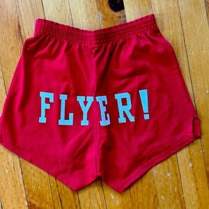 Signature Sportswear Red Flyer Cheerleader Shorts size Small